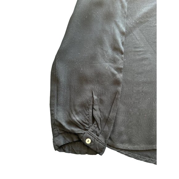 Love Tree Chambray Flower Embroidered Button Down Women Long sleeve Shirt Large - Picture 4 of 10